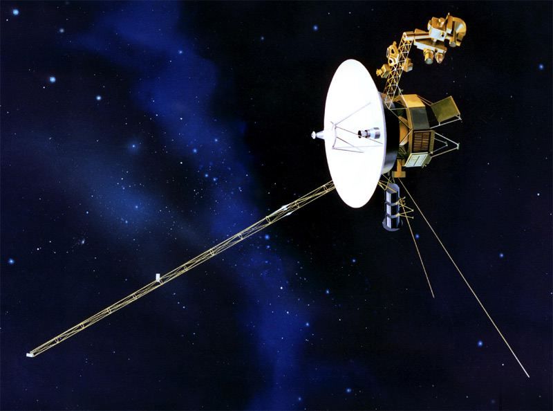 Recreación de la sonda voyager